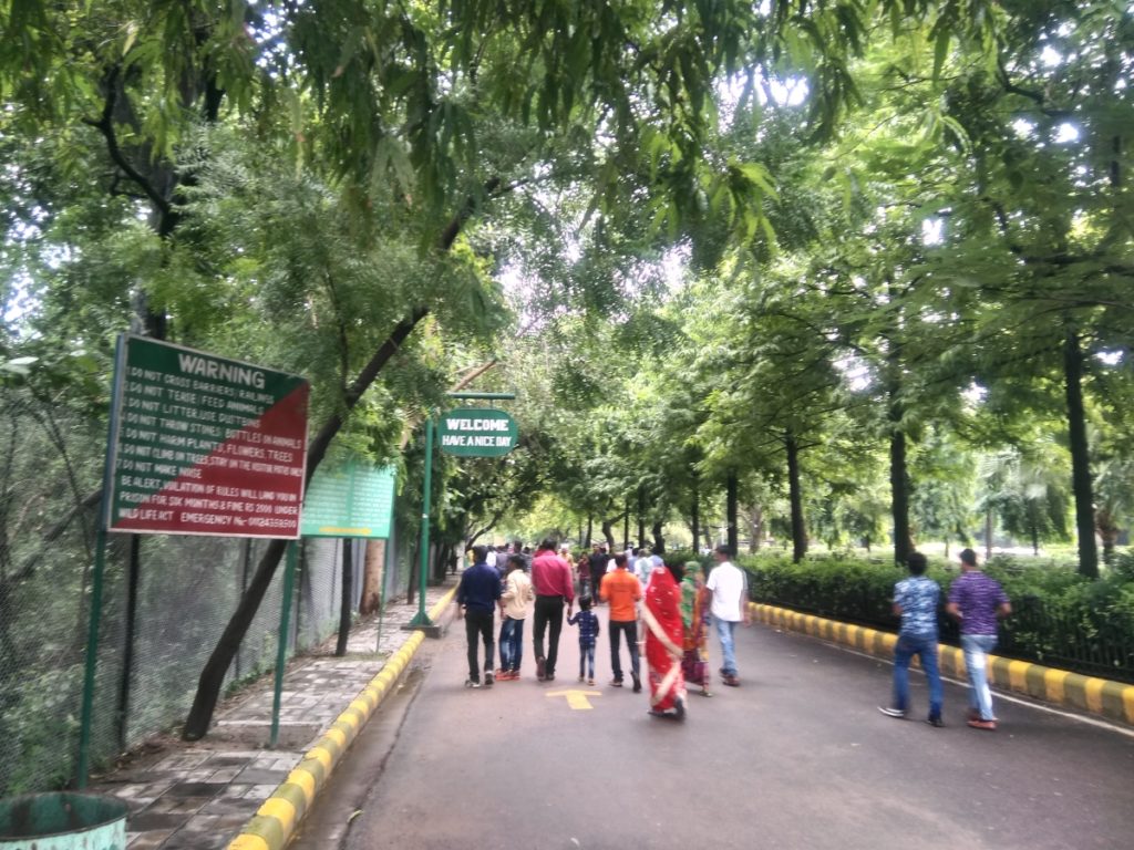 Greenery in Delhi Zoo Chidiya Ghar